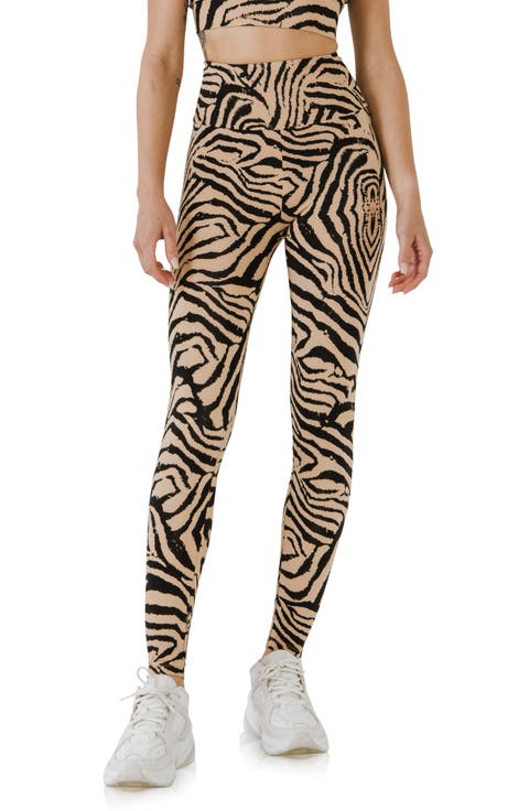 Animal Print High Waist Leggings