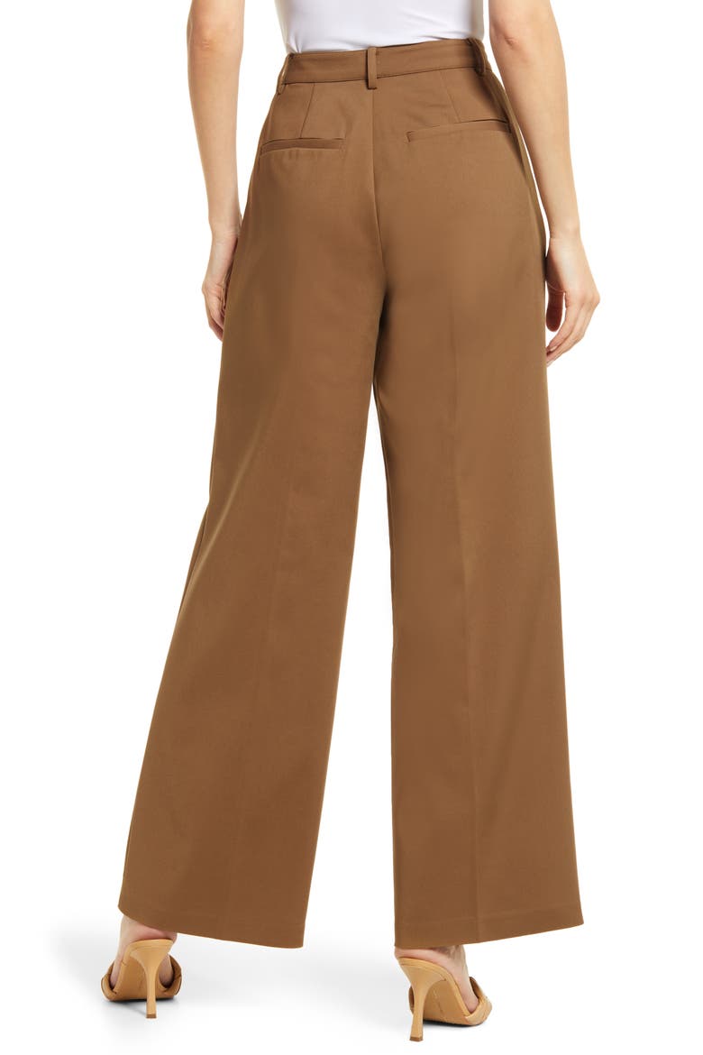 Wide Leg Trousers, Alternate, color, SEPIA