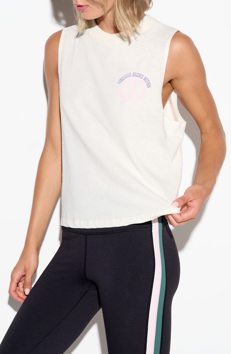 Spiritual Gangster Grows Within Vibe Tank Top, Alternate, color, Vintage White