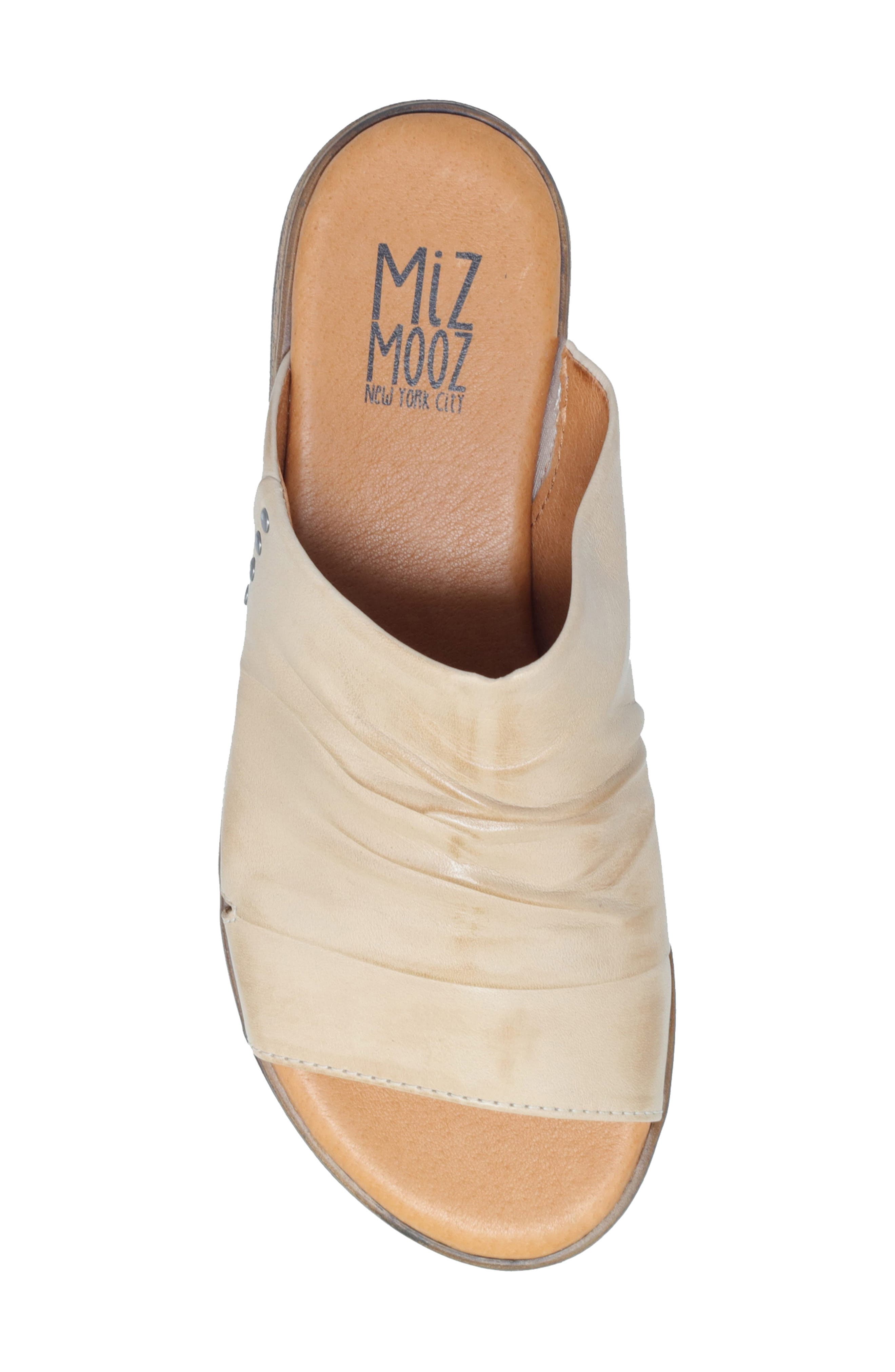 Miz Mooz Dandelion Slide Sandal, Alternate, color, Cream