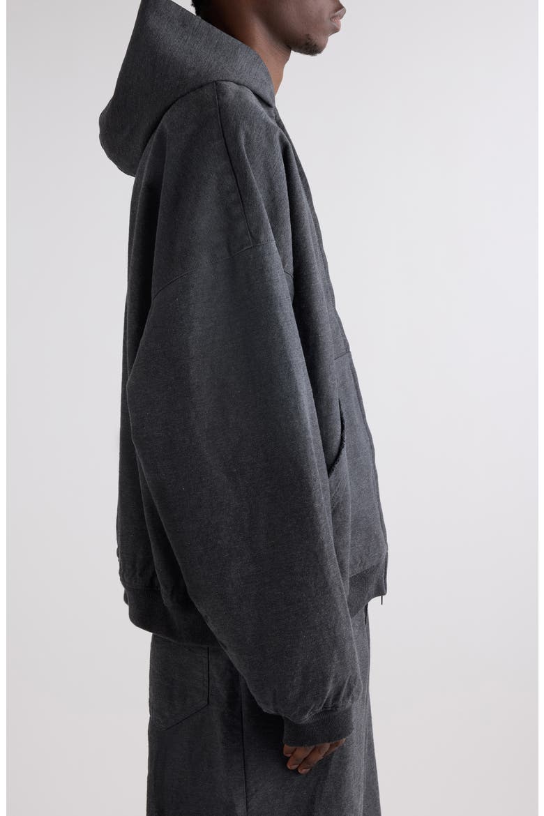Trompe l'Oeil Hoodie, Alternate, color, 1140 ANTHRACITE