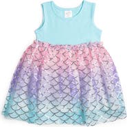 Sweet Wink Sparkling Mermaid Tank Tutu Dress