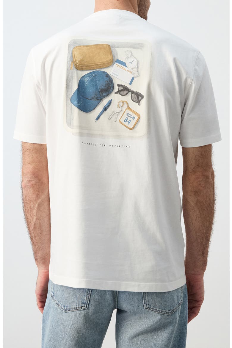 Departure Cotton Graphic T-Shirt, Alternate, color, WHITE