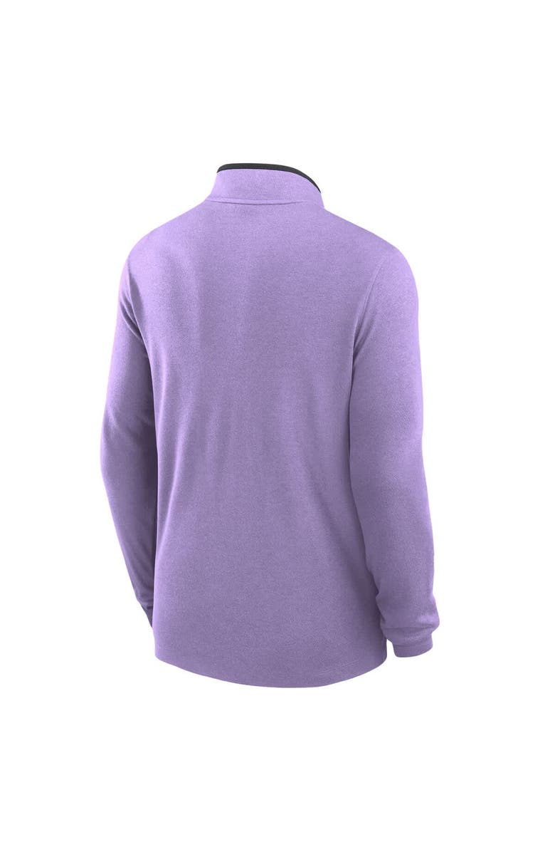 Nike Men's Nike Lavender Kansas State Wildcats Basketball Victory Dri-FIT Half-Zip Pullover, Alternate, color, Lavender