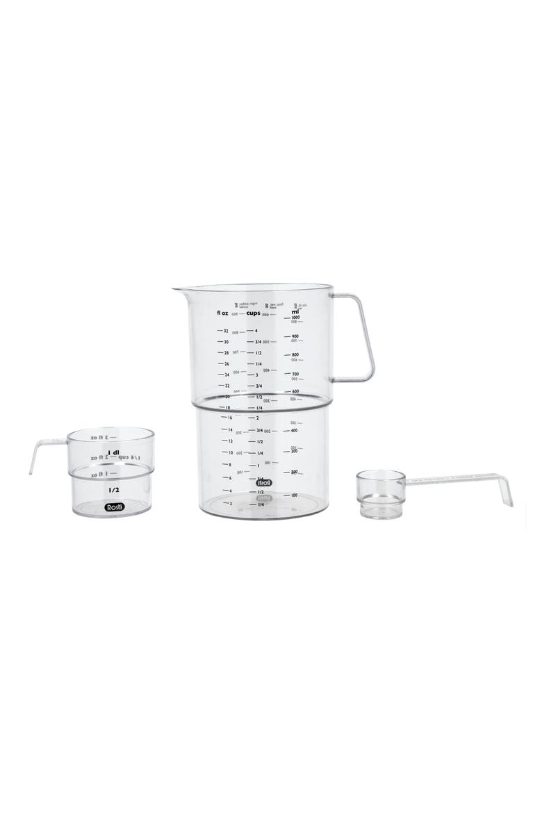 Mensura 3-Piece Measuring Set, Main, color, CLEAR