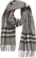 Burberry Giant Check Cashmere Scarf