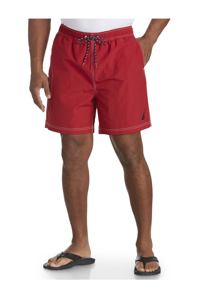 Big & Tall Swim Trunks, Main, color, RED