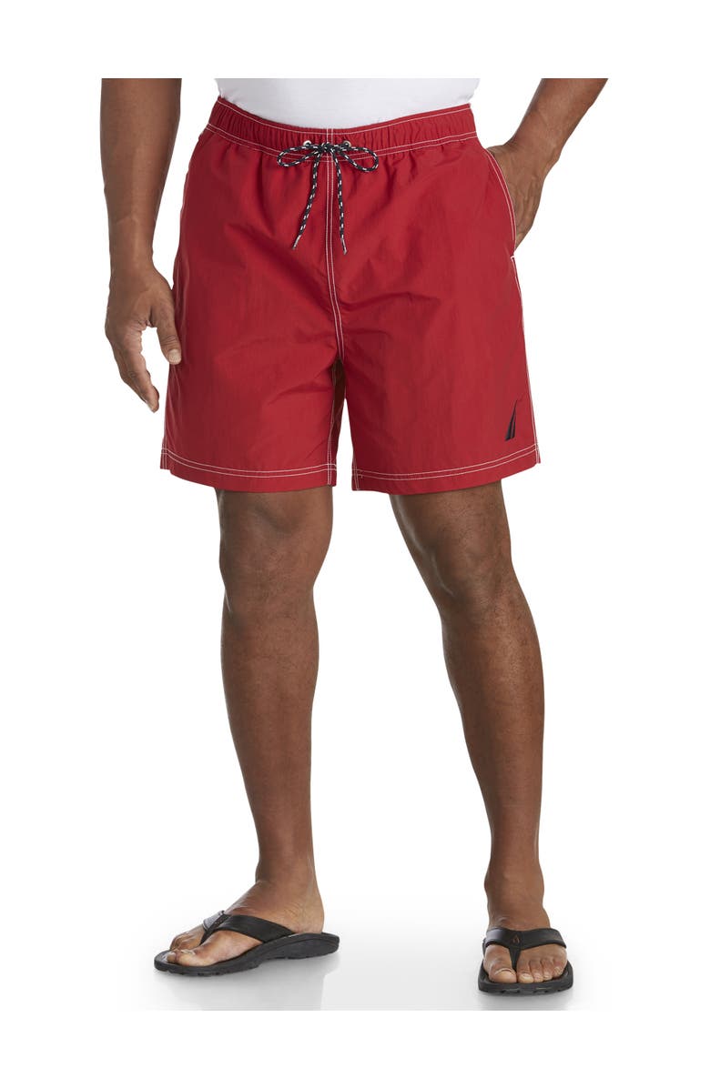 Nautica Swim Trunks, Main, color, Red
