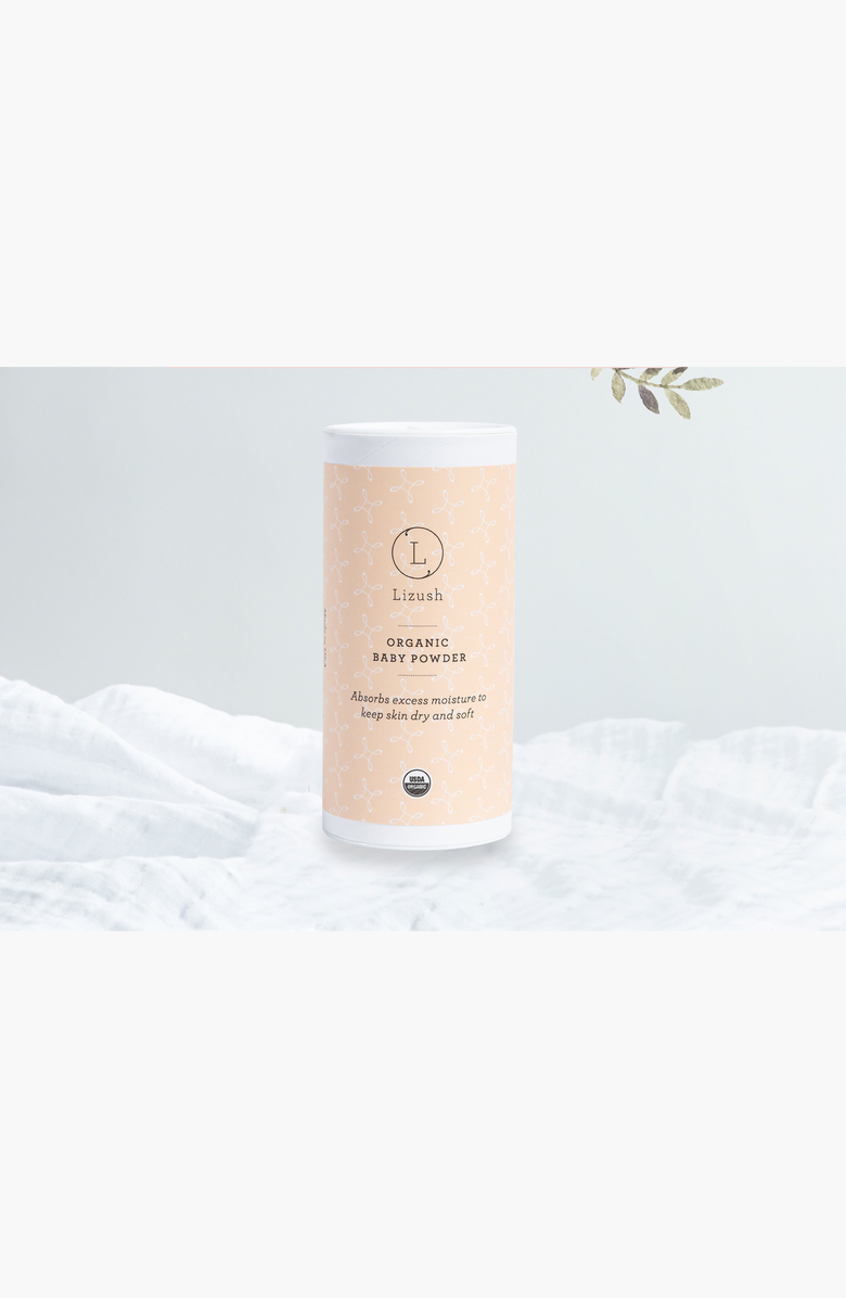 Lizush ORGANIC BABY POWDER Talc Free, Alternate, color, NO COLOR