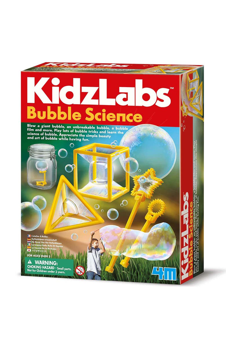 4M KidzLabs, Bubble Science, DIY Experiment Kit, Create Solutions, Kids 5+, Main, color, Multicolored