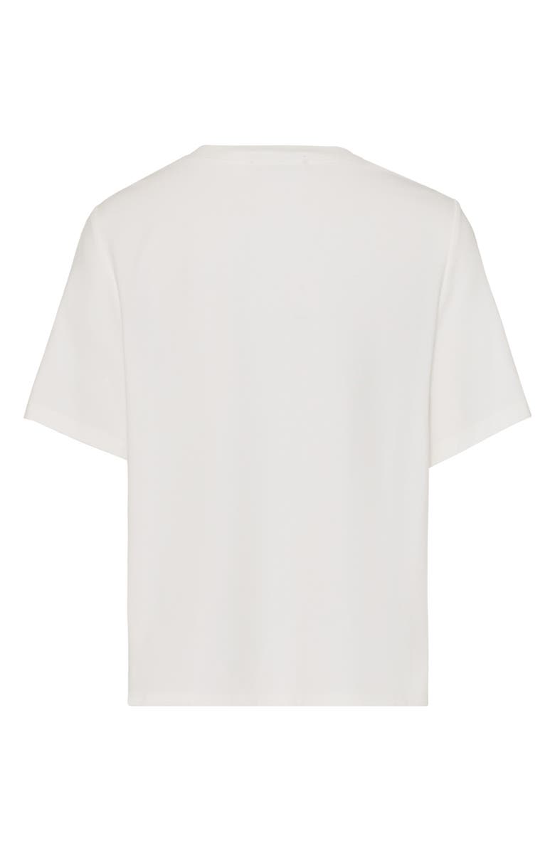 Milly Avril Crystal Trim T-Shirt, Alternate, color, 