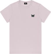 Dalix Butterfly Short Sleeve Classic Cotton Tee