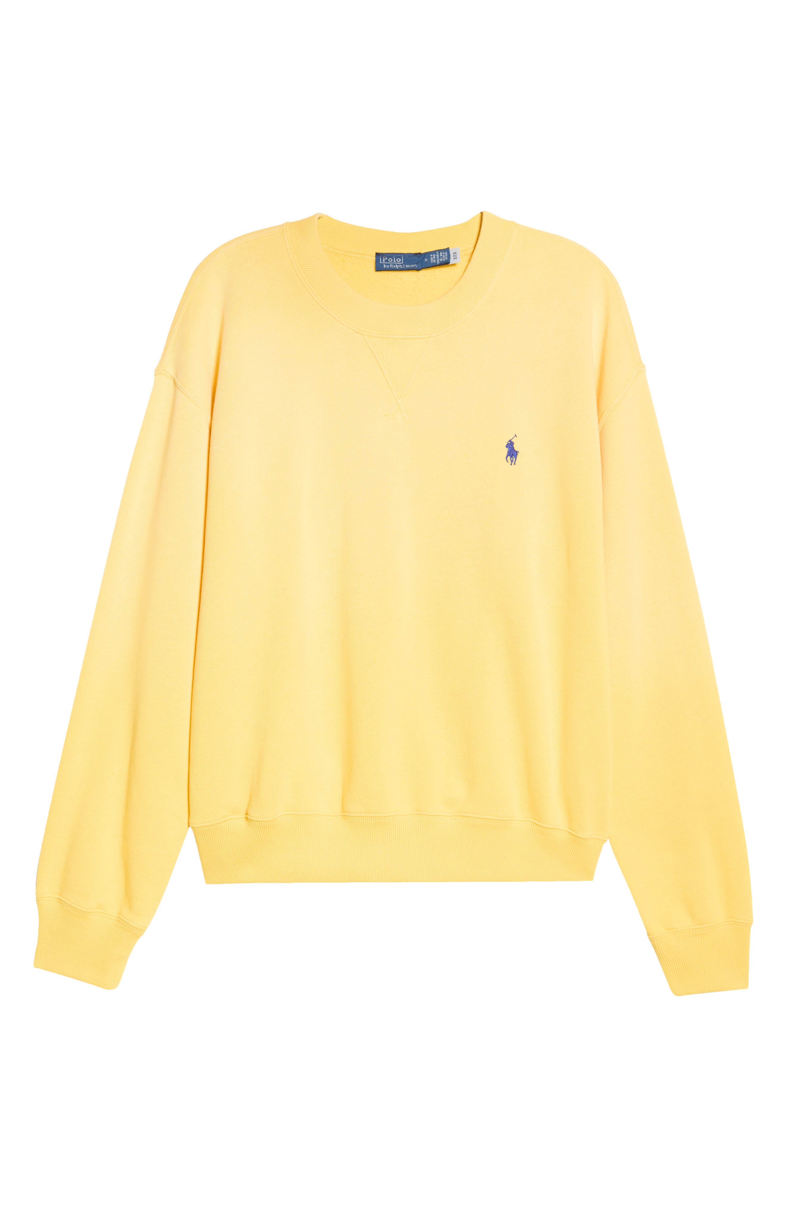 Polo Ralph Lauren Fleece Crewneck Sweatshirt (Women) | Nordstrom