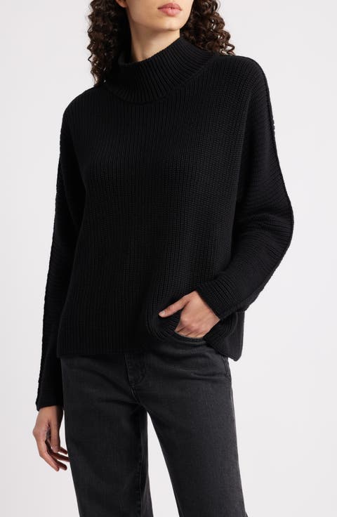 Montecito Mock Neck Cotton Sweater