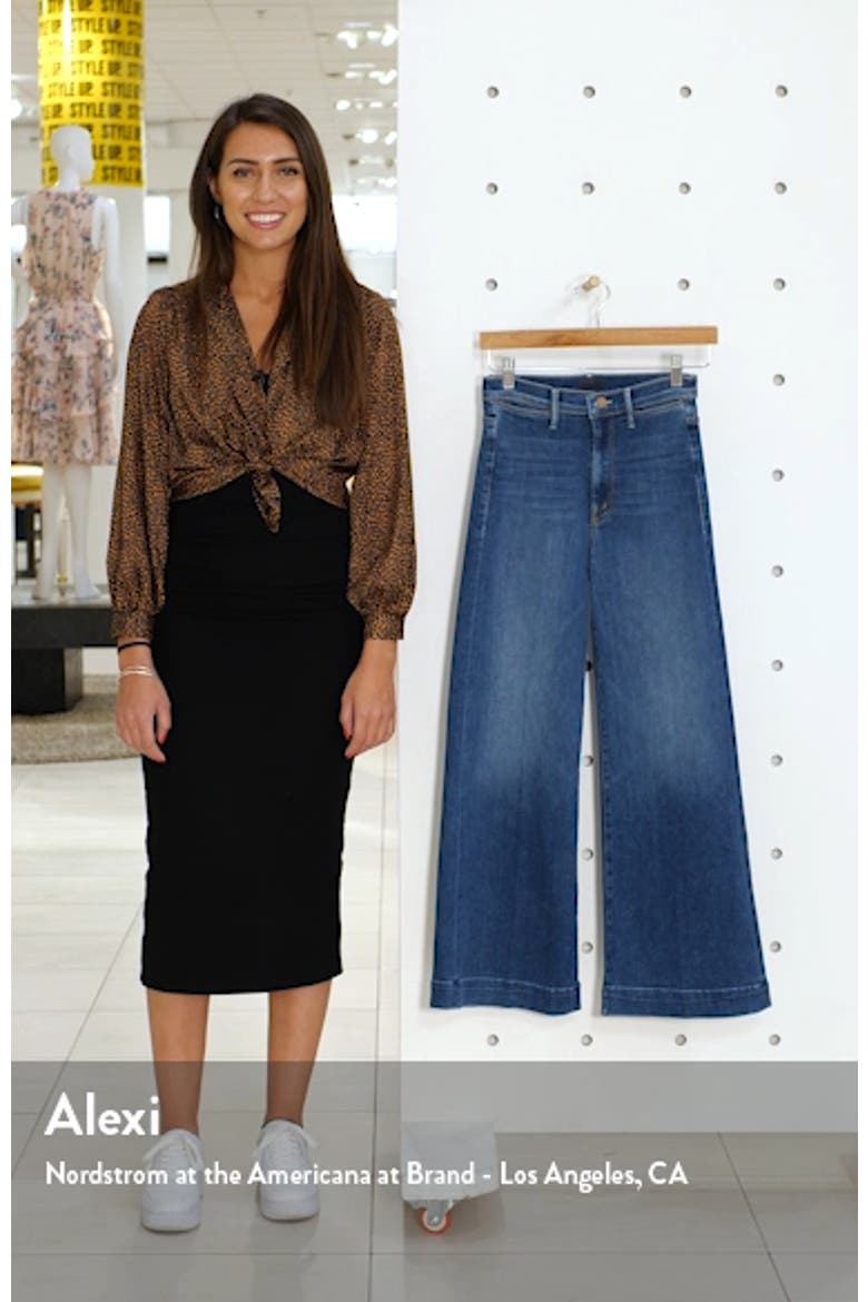 The Swooner Roller High Waist Wide Leg Jeans video