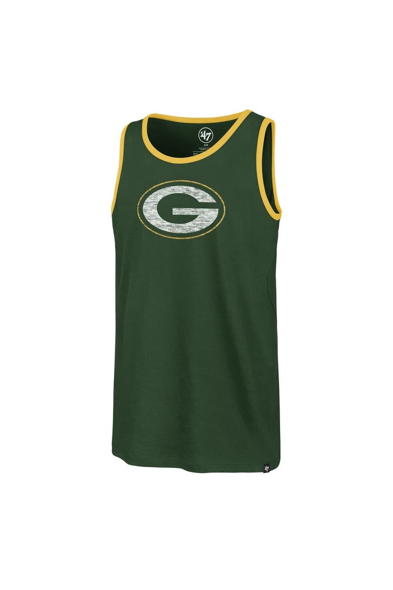 Men's '47  Green Green Bay Packers Premier Franklin Tank Top, Alternate, color, Green