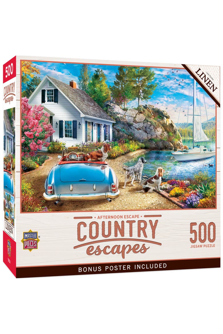 Afternoon Escape 500 Piece Jigsaw Puzzle, Main, color, Multicolor