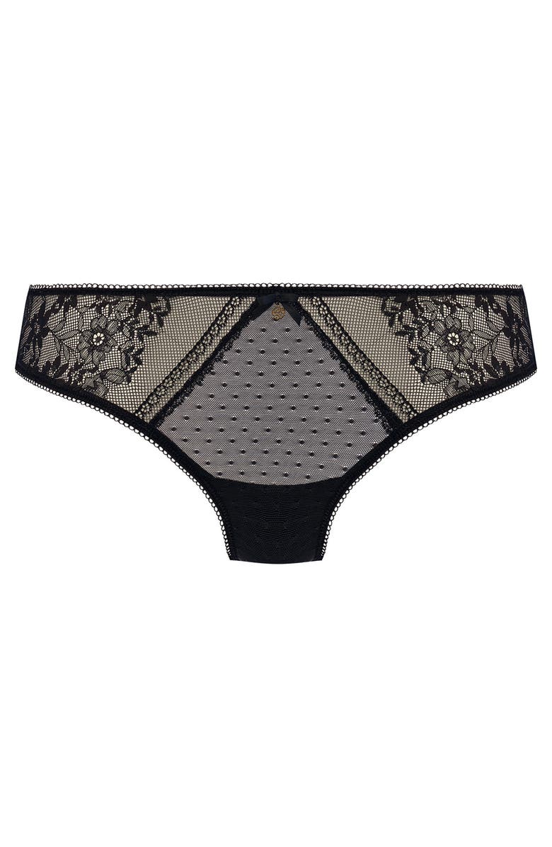 Freya Sydine Mesh Briefs, Alternate, color, Black