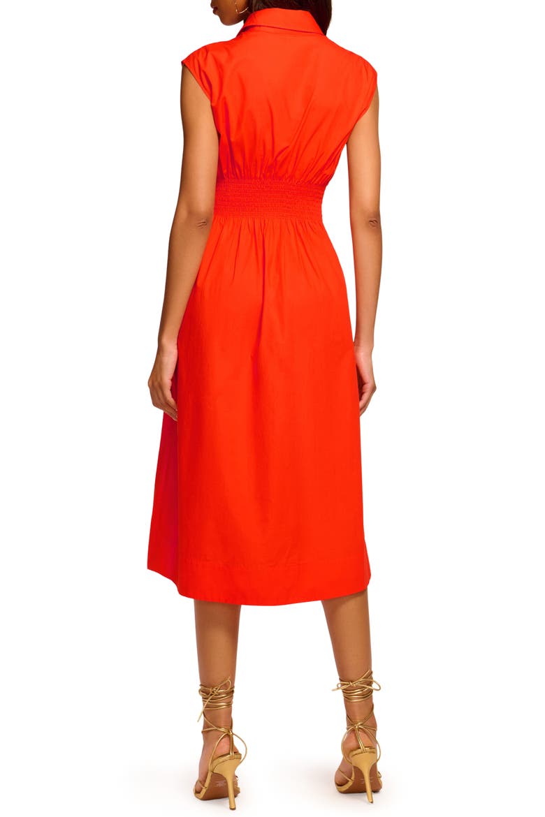 Mihal Cap Sleeve Shirtdress, Alternate, color, BRIGHT LILY