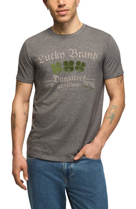 Vintage Lucky Logo Graphic T-Shirt