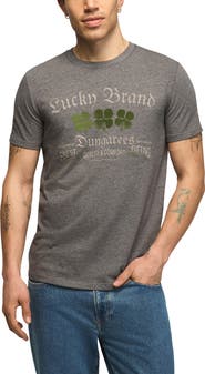 Lucky Brand Vintage Lucky Logo Graphic T-Shirt