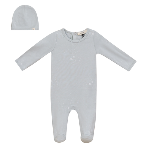 Allover Strawberry and Dot Print Romper with Hat Set (Baby)