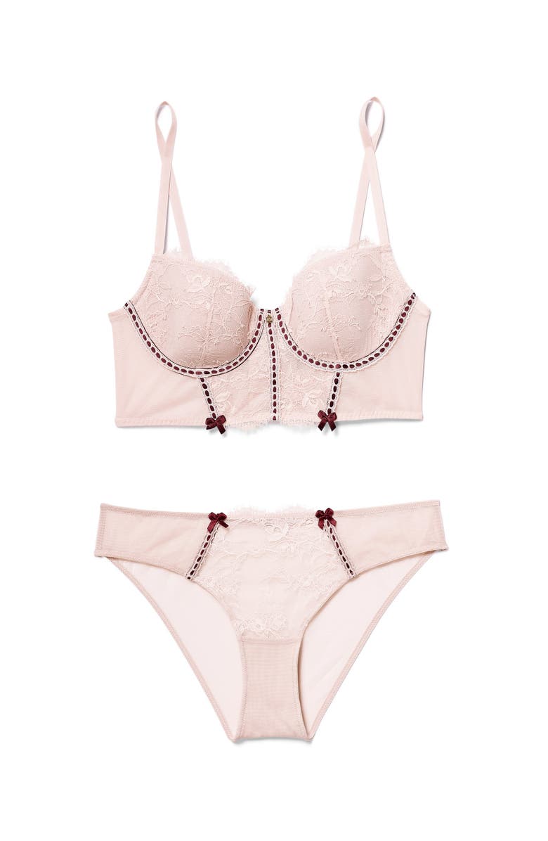 Adore Me Yara Contour Demi Bra, Alternate, color, Medium Beige