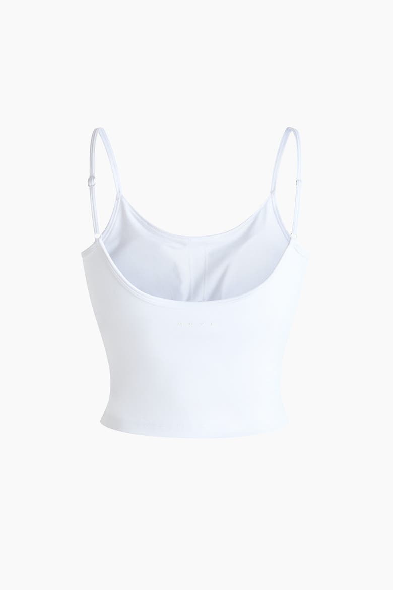 Integral-bra Sports Strappy Top With Softmove, Alternate, color, White