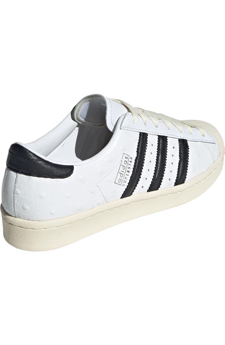 adidas Superstar Embossed Sneaker, Alternate, color, White/ Black/ Cream White