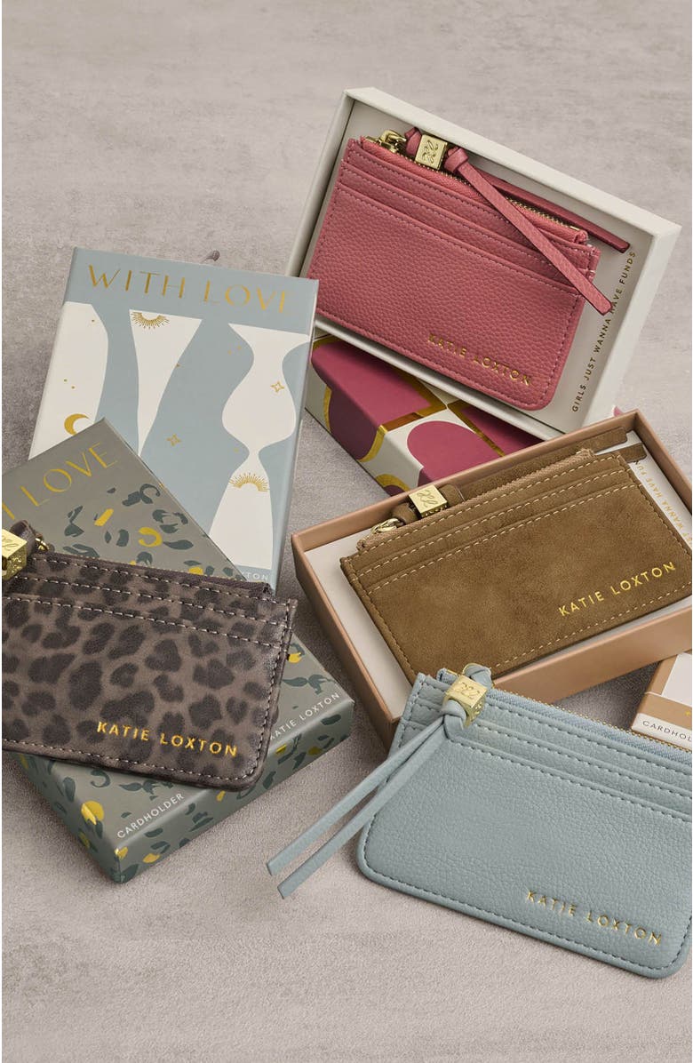 Katie Loxton Gift Boxed Coin & Cardholder, Alternate, color, Raspberry Pink