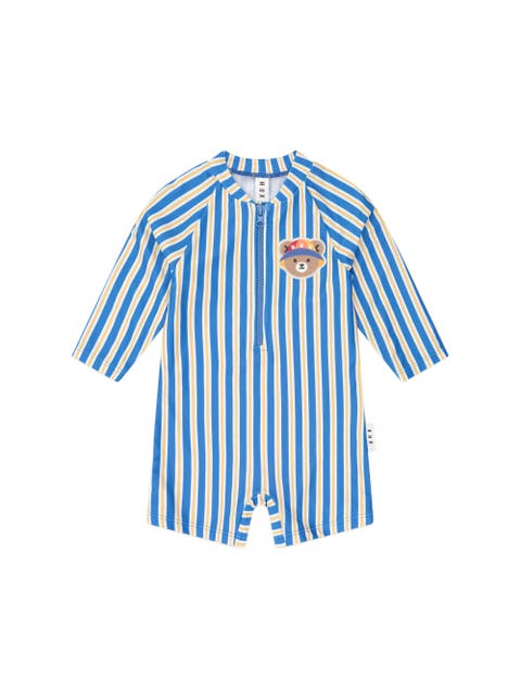 Beach Hux Stripe Rashie (Toddler, Little Kid, Big Kid)