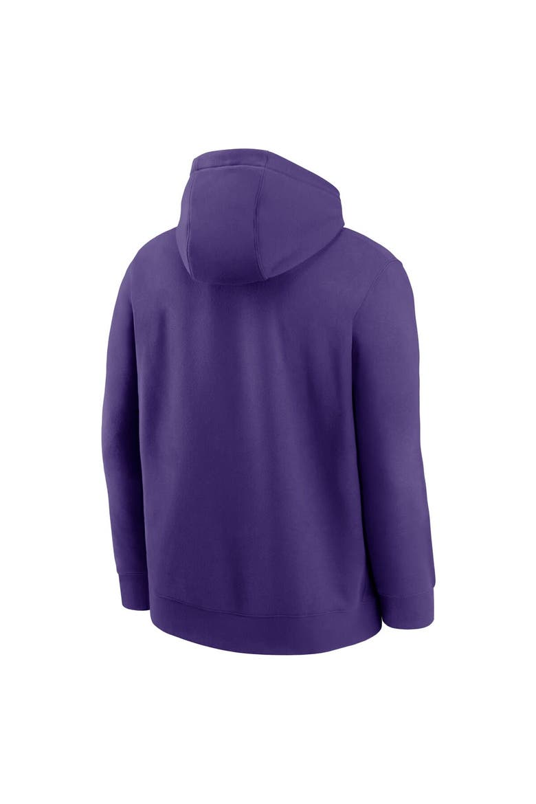 Men's Nike Purple LSU Tigers Basketball Arch Pullover Hoodie, Alternate, color, Purple