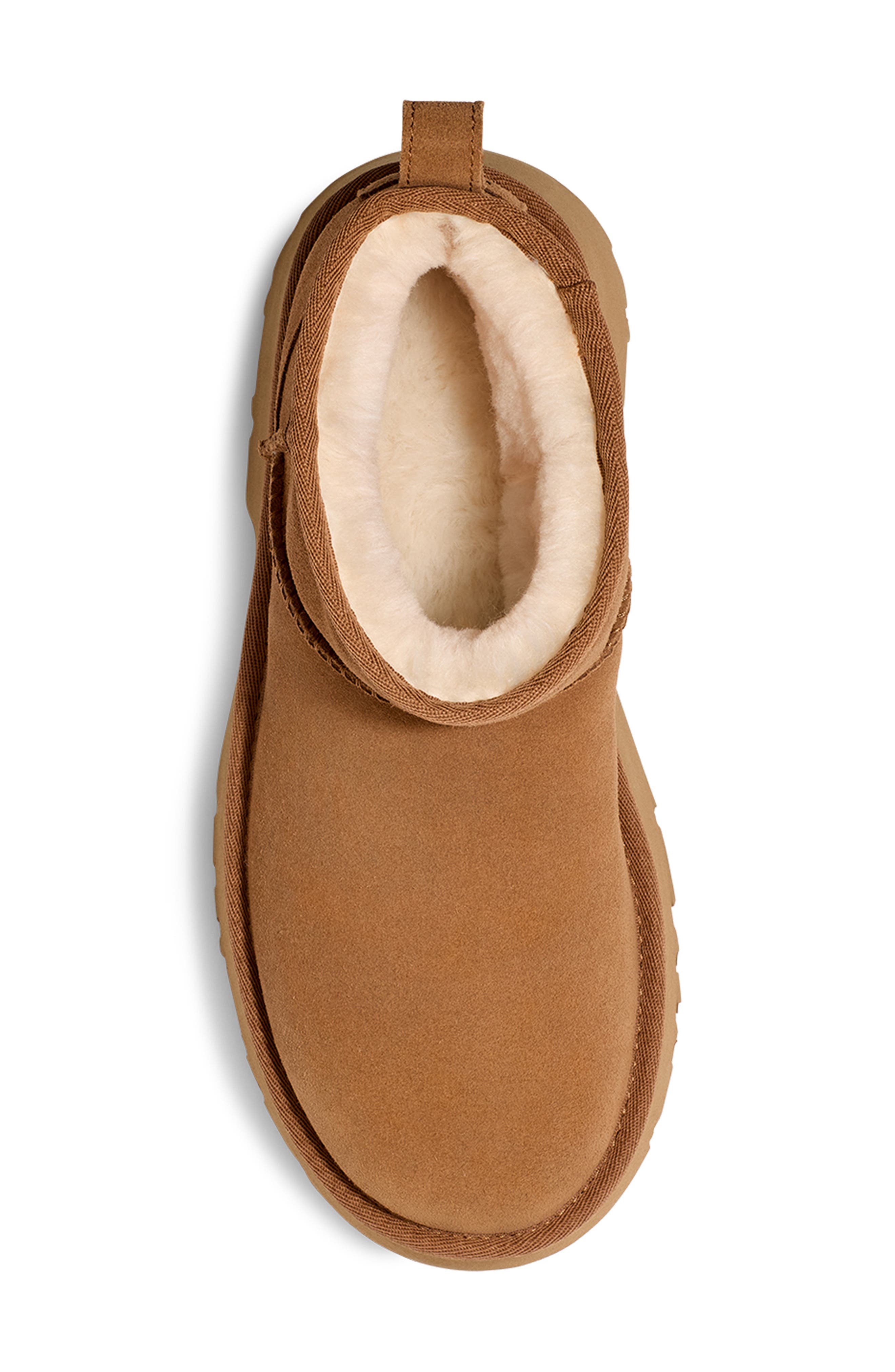 UGG<sup>®</sup> Classic Ultra Mini New Heights Platform Boot, Alternate, color, Che