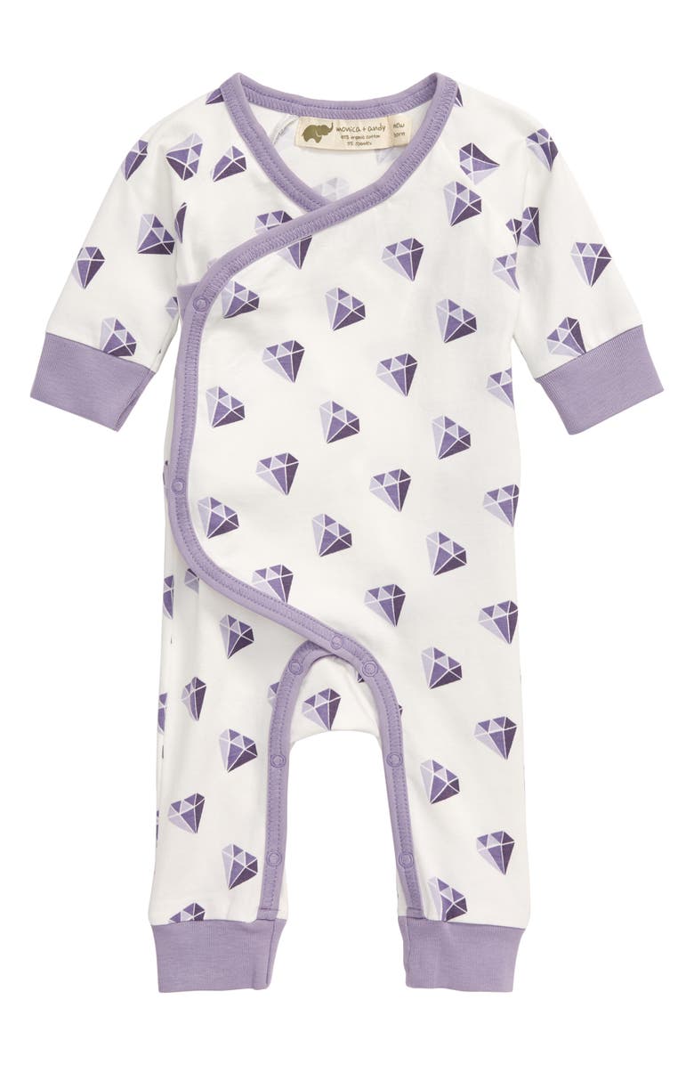 Monica + Andy Lucky Wrap Romper, Main, color, 