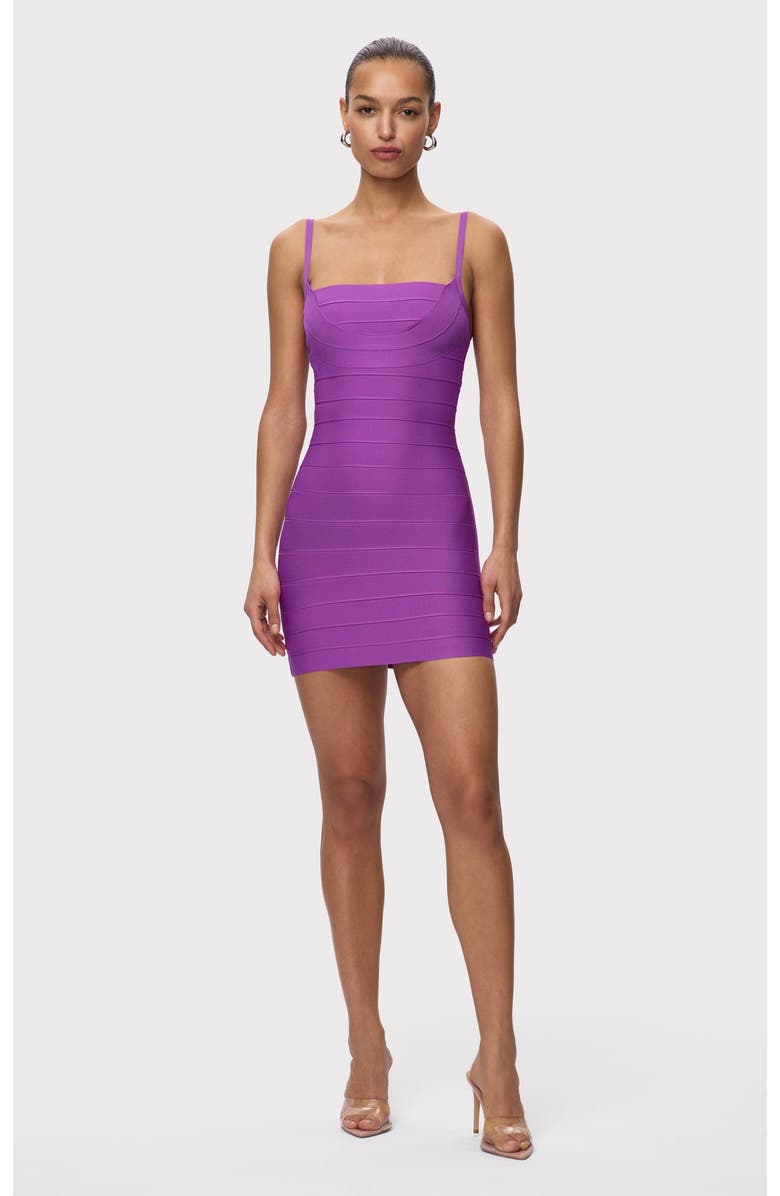 Herve Leger The Dance Floor Dress, Alternate, color, Pansy