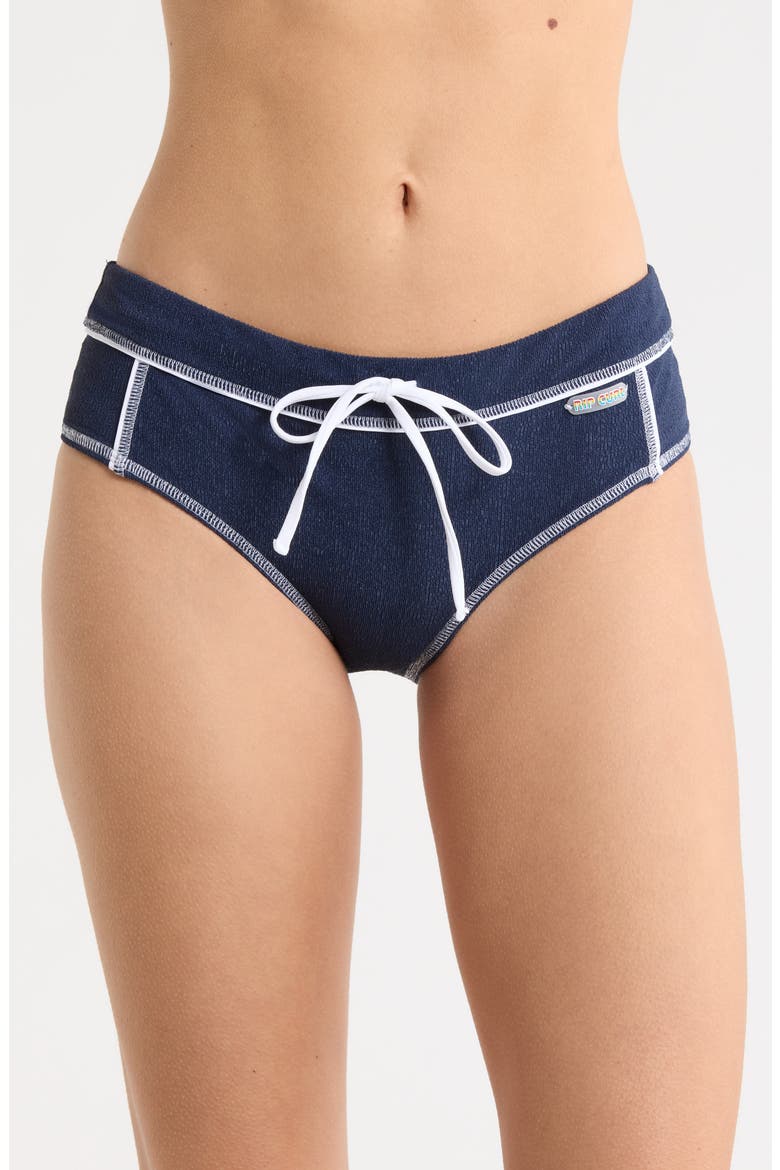 Surf Tide Boy Short Bikini Bottoms, Main, color, DARK NAVY