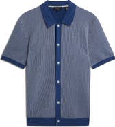 Ted Baker Noliva Short Sleeve Cotton Button-Up Shirt