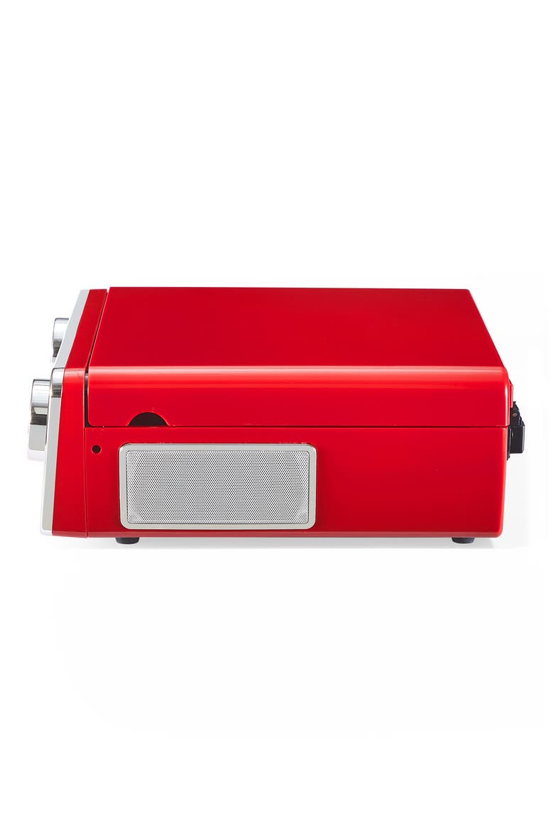 Powel 7-in-1 Record Player, Alternate, color, RED