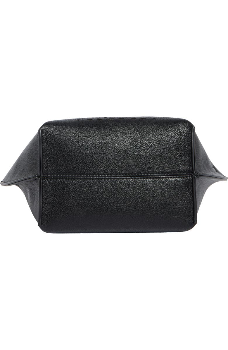 Dolce Vita Galen Cutout Faux Leather Handbag, Alternate, color, Black