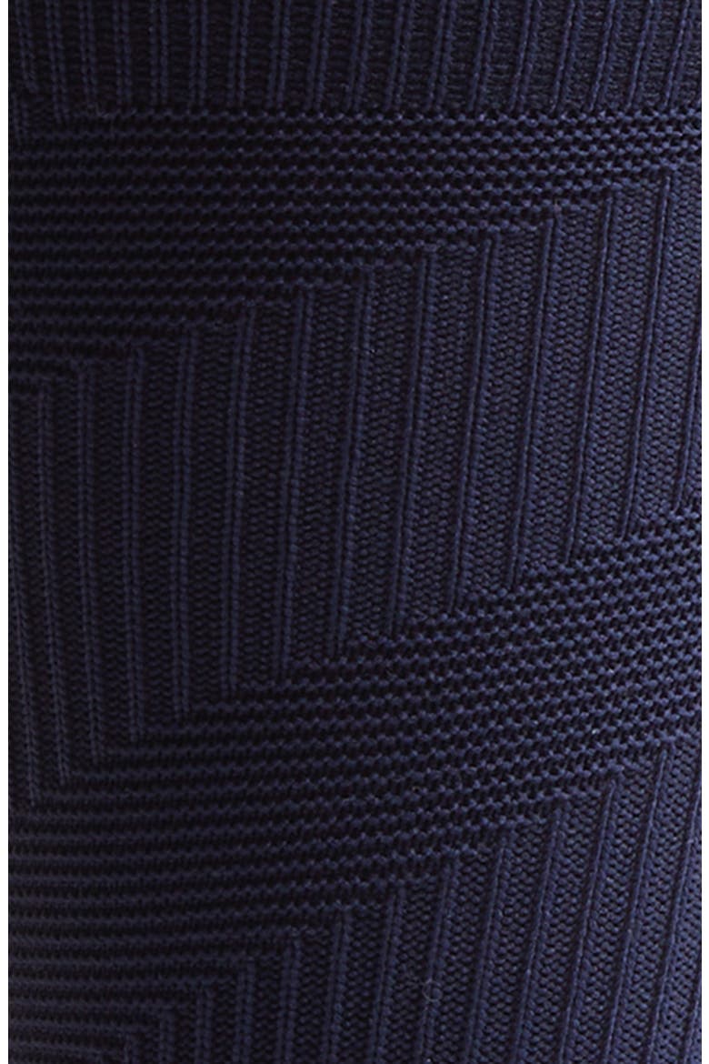 Mixed Stitch Dress Socks, Alternate, color, MARINE BLUE