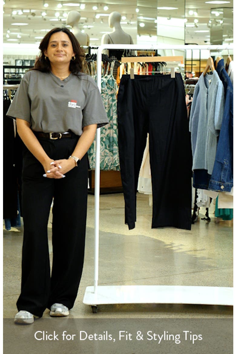 Yoko Lace Hem Crop Cotton Pants video