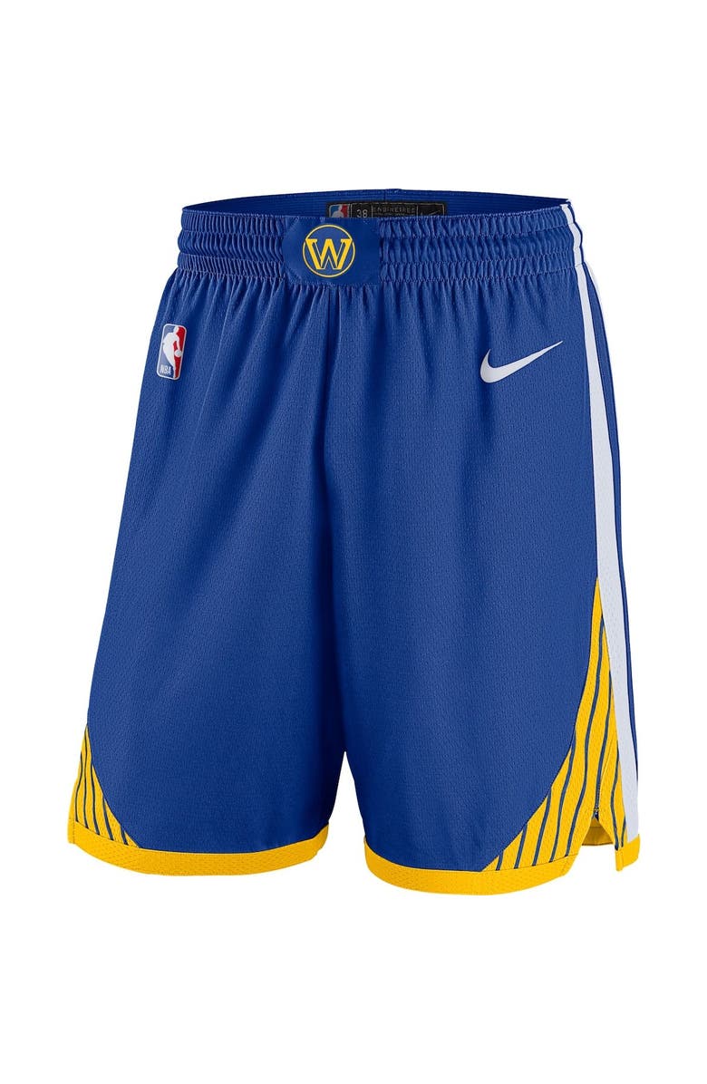 Nike Men's Nike Blue 2019/20 Golden State Warriors Icon Edition Swingman Shorts, Main, color, Blue