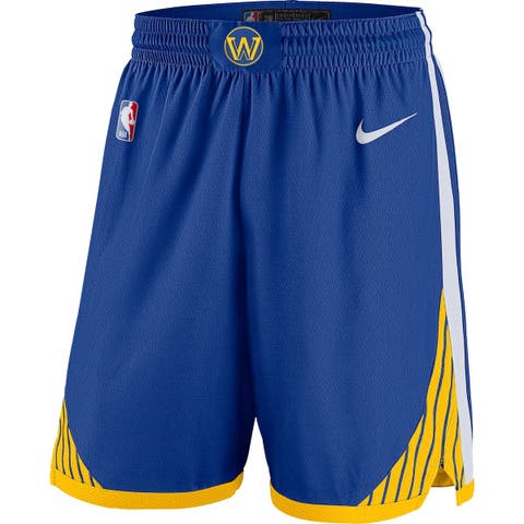 Men's Nike Blue 2019/20 Golden State Warriors Icon Edition Swingman Shorts