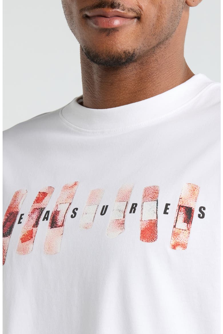 Wounded Graphic Print T-Shirt, Alternate, color, WHITE