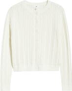 BP. Pointelle Knit Cardigan