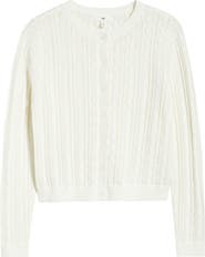 BP. Pointelle Knit Cardigan