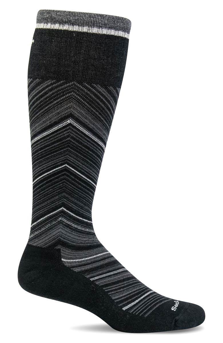 SOCKWELL Full Calf Flattery Compression Socks, Alternate, color, Black