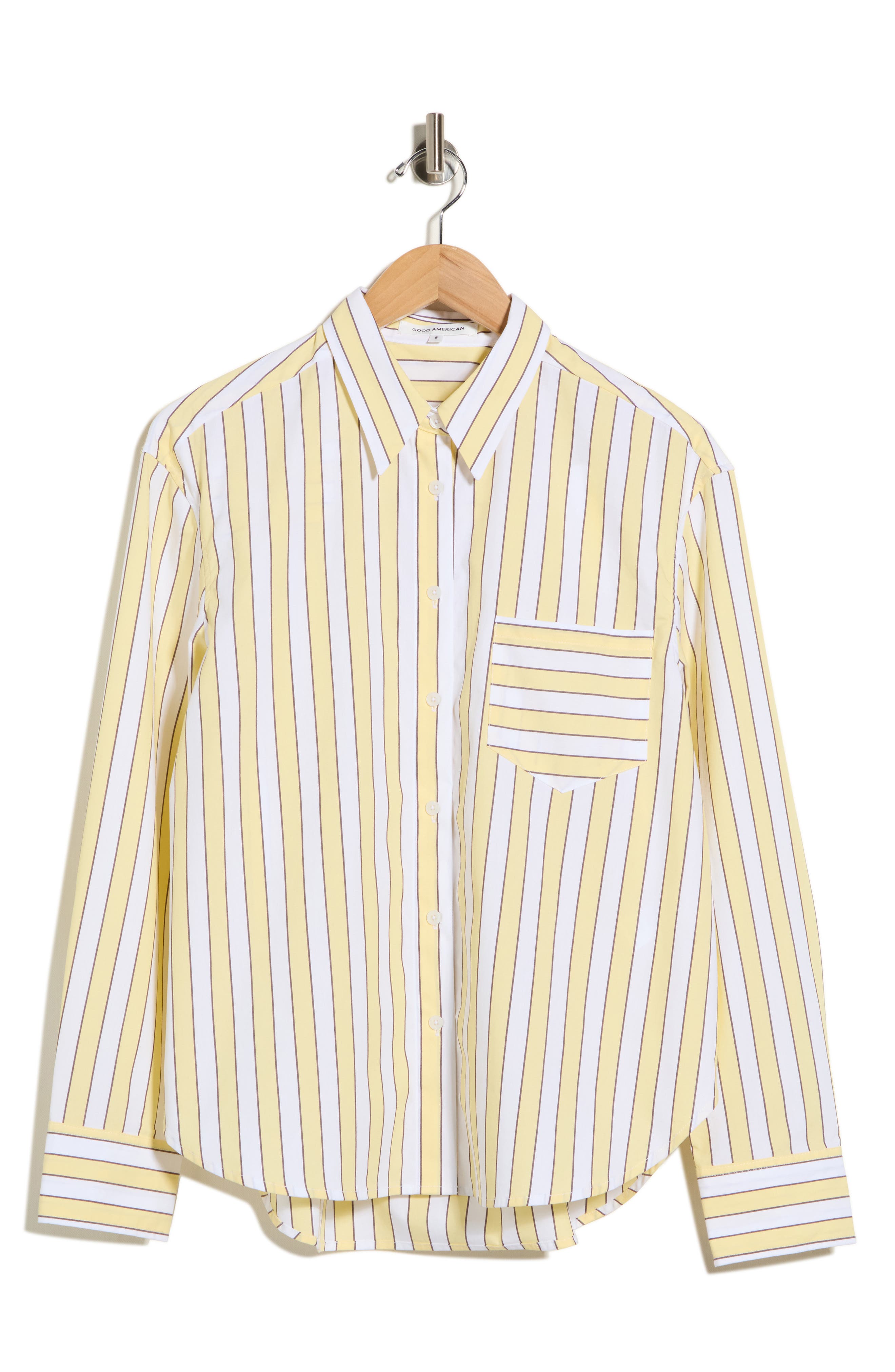 Classic Boxy Poplin Button-Up Shirt