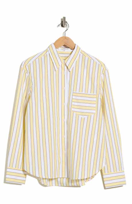 Classic Boxy Poplin Button-Up Shirt