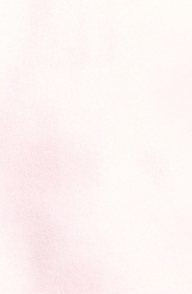 Reformation Teddy Lace Trim Silk Crop Camisole, Alternate, color, Cherry Blossom Lace